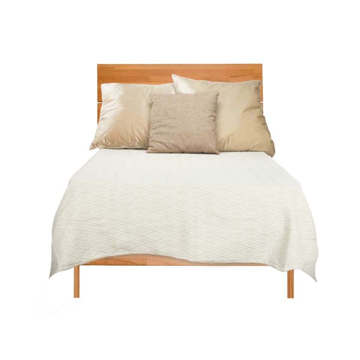 Couvre-lit Gift Decor Beige 180 x 260 cm Losanges (4 Unités)